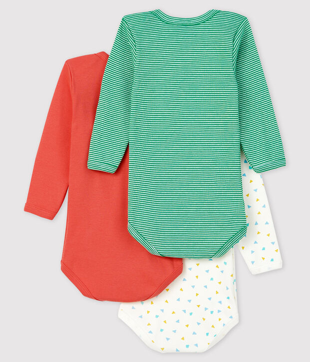 Baby Boys' Long-Sleeved Bodysuit - 3-Piece Set multicolor