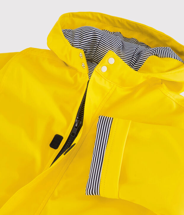 Boys'/Girls' Waterproof puffer jacket yellow