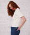 Women's Boxy Cotton T-Shirt MARSHMALLOW white