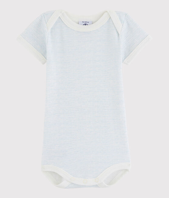 Unisex Babies' Short-Sleeved Bodysuit LAIT white/OXYGENE