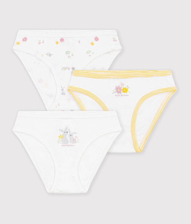 Lot de 3 culottes en coton multicolor