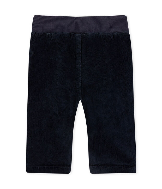 Baby boy's lined stretch corduroy trousers SMOKING