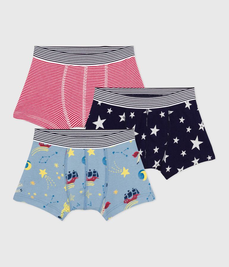 Pack of children's printed cotton boxers multicolor