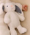 Babies' bunny soft toy MARSHMALLOW white