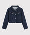 Girls' Denim Jacket DENIM BLEU FONCE blue