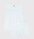 Girls' Fine Cotton Gingham Short Pyjamas