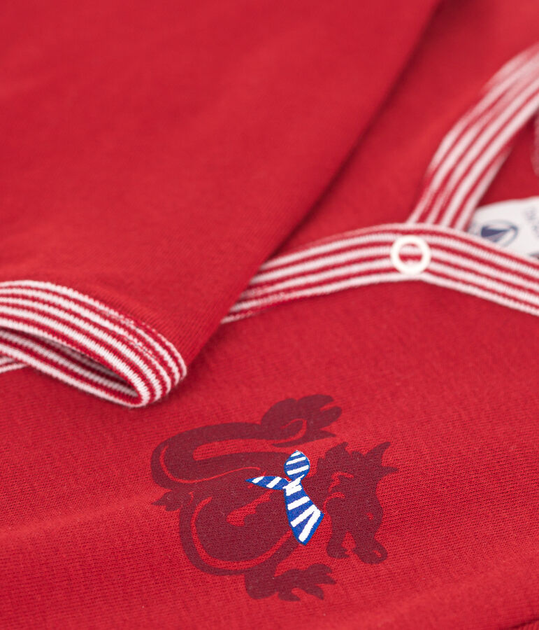 Footless cotton pyjamas for baby STOP