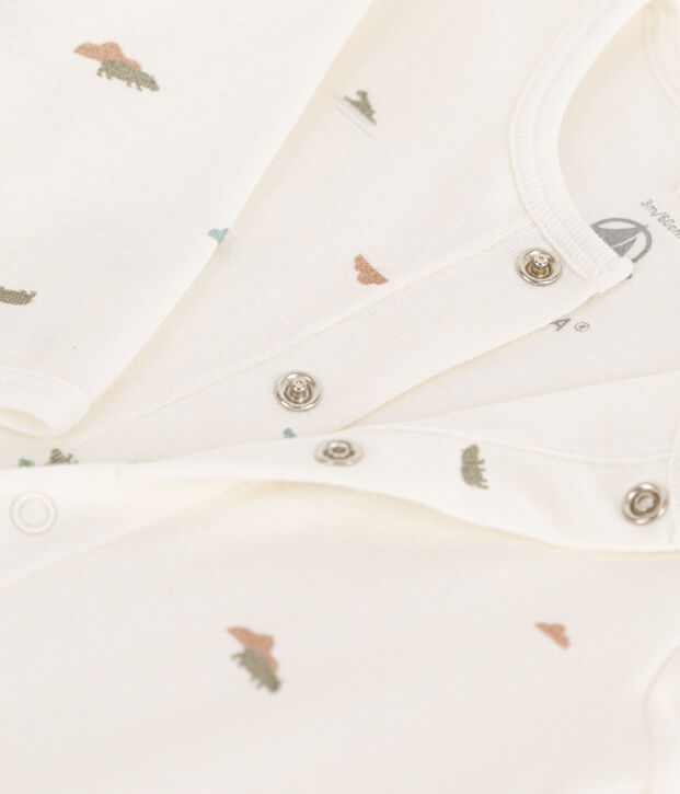 Printed Cotton Bodyjama white/multicolor