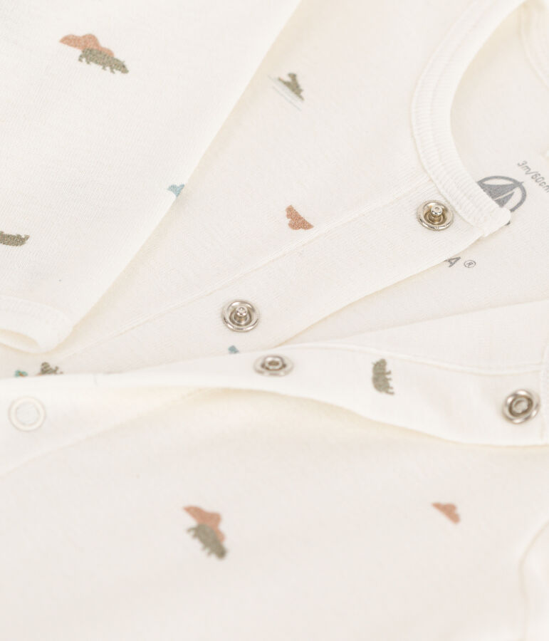 Printed Cotton Bodyjama white/multicolor