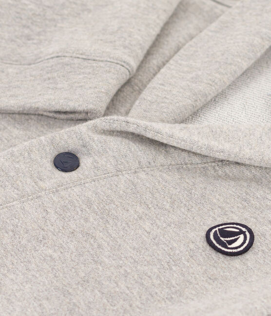 Boys' cotton cardigan CHATON CHINE grey