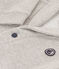 Boys' cotton cardigan CHATON CHINE grey