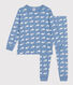 Children's Cotton Whale Print Pyjamas