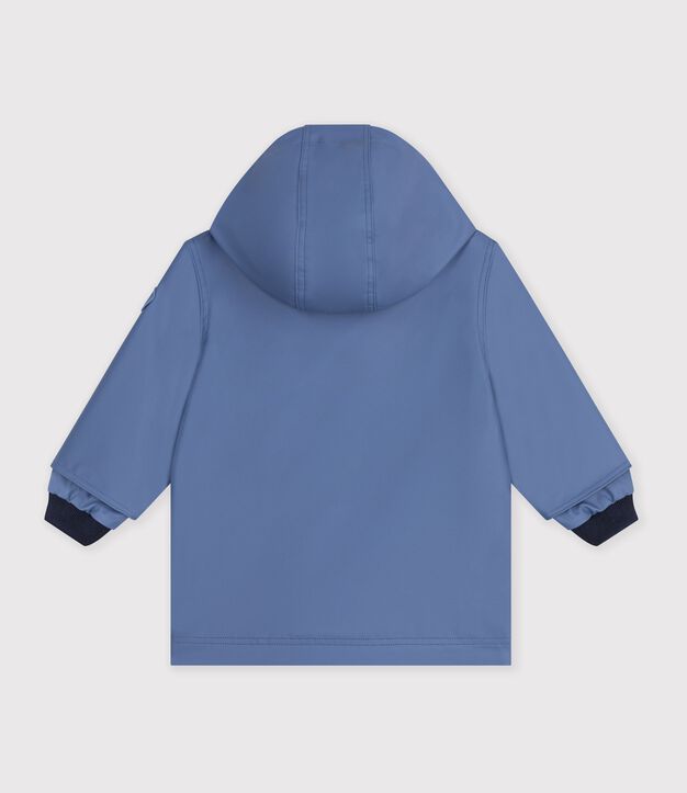 Babies' iconic plain raincoat blue