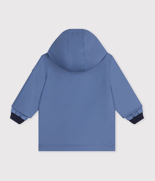 Babies' iconic plain raincoat blue