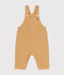 Babies' long coloured denim dungarees TOURONE beige