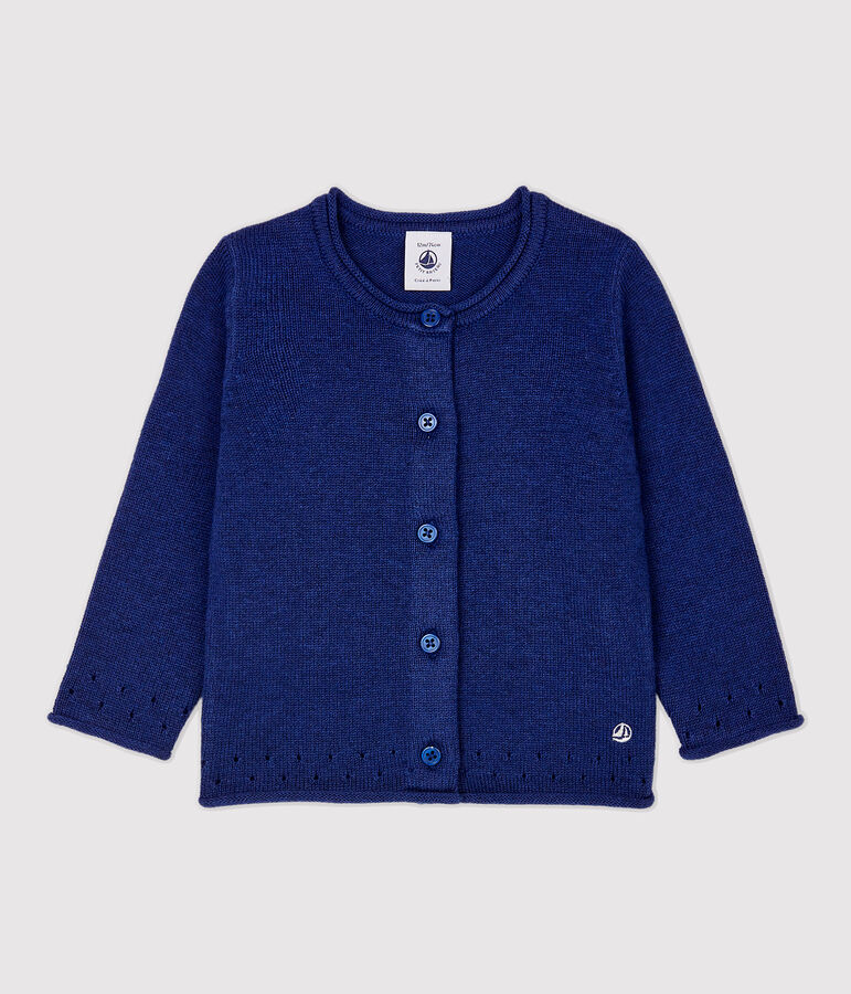 Babies' Knitted Cardigan blue