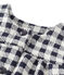 Baby girl's gingham cardigan SMOKING blue/COQUILLE beige