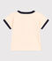 Babies' Short-Sleeved Lightweight Jersey T-Shirt AVALANCHE white/SMOKING blue