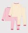 Pack of children's printed cotton pyjamas multicolor