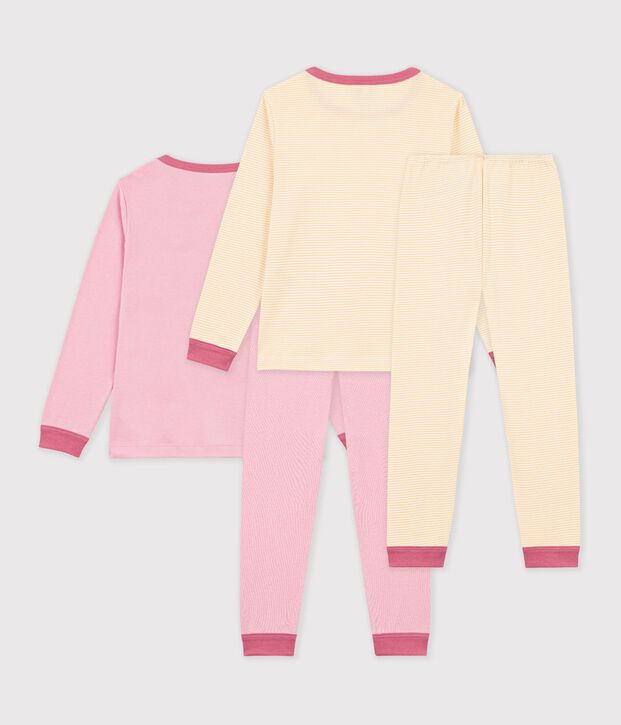Pack of children's printed cotton pyjamas multicolor