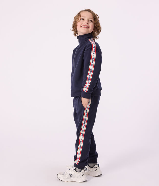 Children's zip-up cotton sweatshirt SMOKING