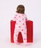 Babies' heart-print cotton pyjama suit MARQUISE /PEACHY
