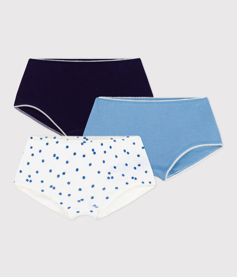 Pack of apple-print cotton shorties for children variante 1