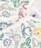 Babies' floral pattern velour pyjamas MARSHMALLOW white/MULTICO white