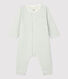 Babies' Striped Organic Tube Knit Long Playsuit