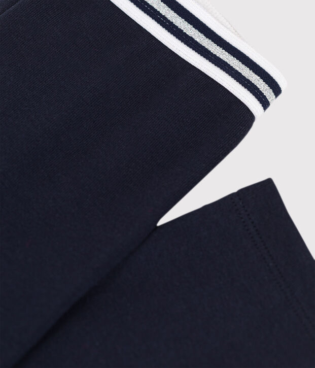 Girls' Cotton and Elastane Jeggings SMOKING