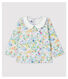 Baby Girls' Long-Sleeved Jersey Blouse with Collar
