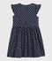 Girls' Dress SMOKING blue/MULTICO white