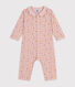 Babies' Footless Floral Cotton Pyjamas