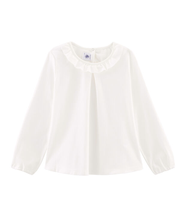 Girls' Long-Sleeved T-shirt white