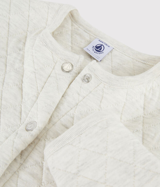 Girls' Tubular Knit Cardigan beige