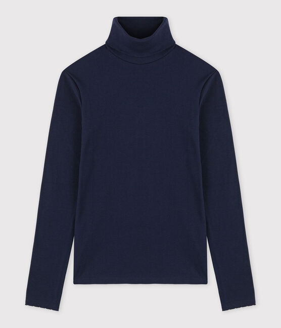 Women's Iconic Cotton Cocotte Stitch Undershirt SMOKING blue