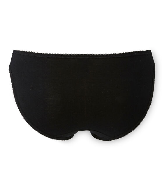 Women's cotton pants NOIR black