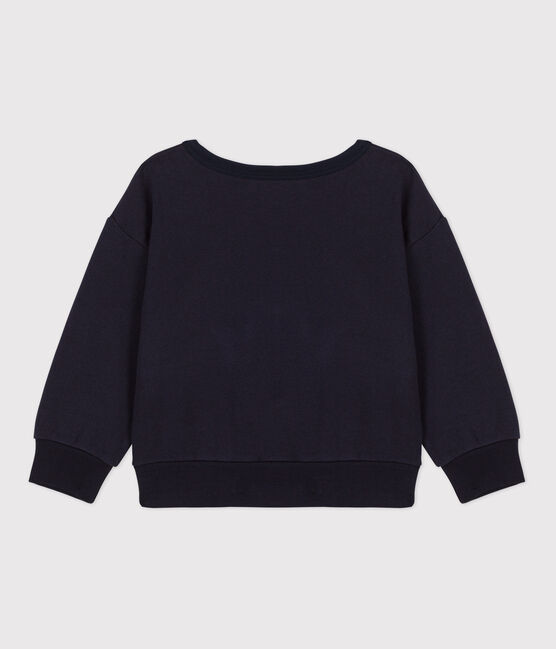 Unisex Patterned Fleece Sweatshirt SMOKING blue