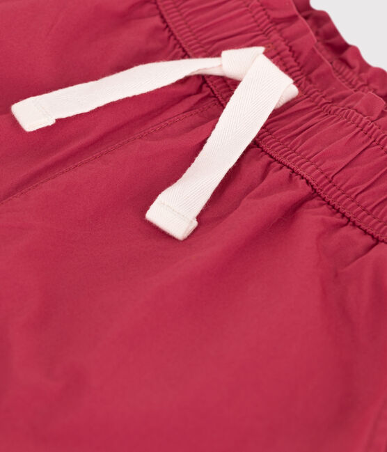 Girls' Cotton Serge Trousers PAPI pink