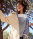 Women's short raincoat