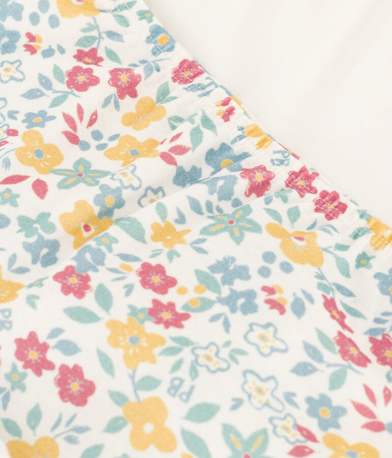 Girls' Floral Cotton Hipsters - Pack of 2 multicolor