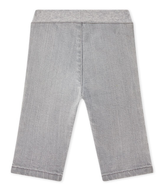 Baby boy's denim pants Gris grey