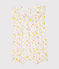Print playsuit for baby girls MARSHMALLOW white/MULTICO white