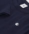 Children's long-sleeved rib knit unisex t-shirt SMOKING blue