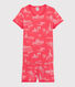 Girls' Paris Print Cotton Short Pyjamas