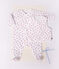 Babies' sleeveless cotton gauze cardigan printed with little hearts white/multicolor