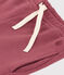 Girls' fleece jogging bottoms JUKE BOX brown