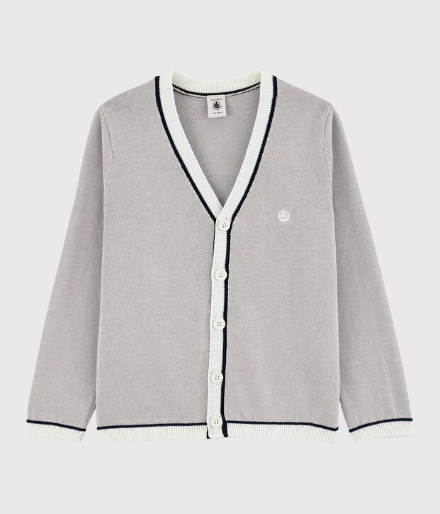 Boys' Cotton Jersey Waistcoat grey
