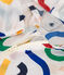 Babies' Anti-UV Recycled Polyester Windbreaker MARSHMALLOW white/MULTICO white