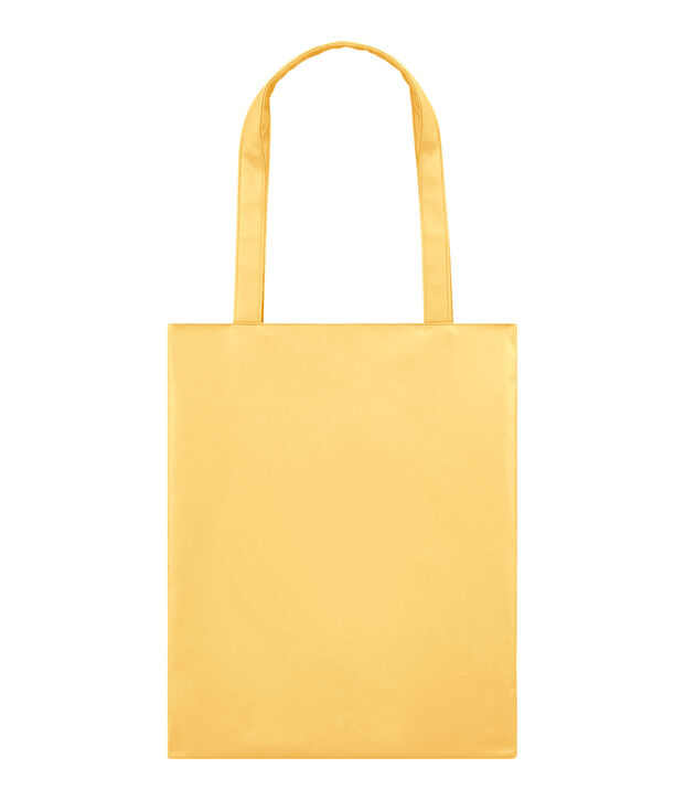 plain shopping bag yellow